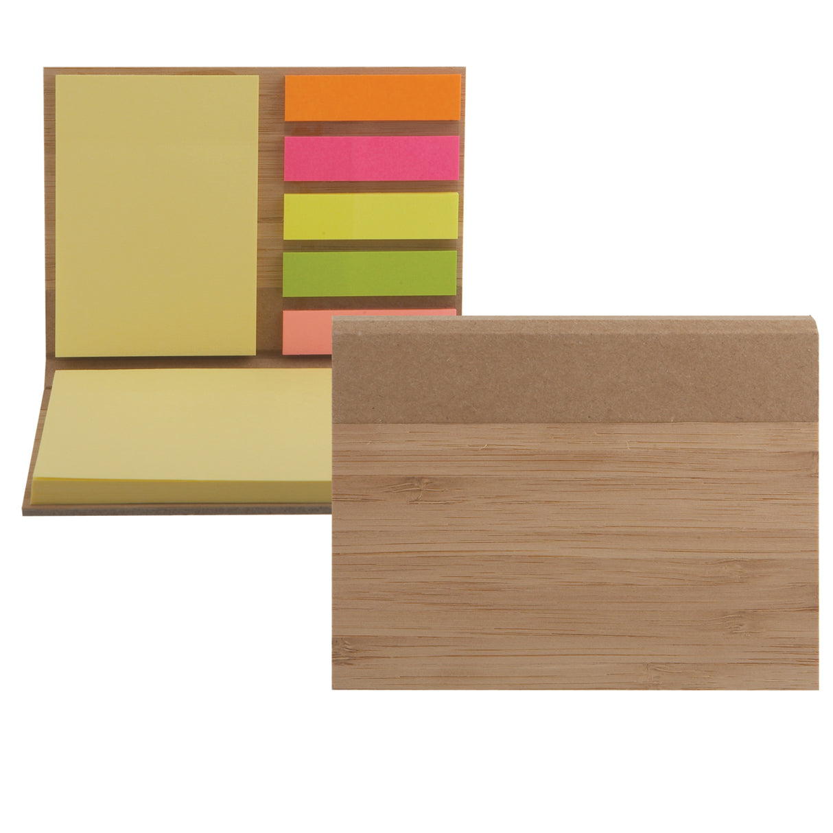 Bamboo Sticky Note Pad - Full Color