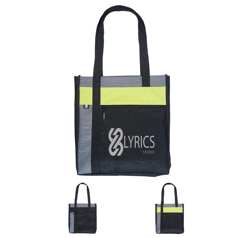 Happy De Stijl Polyester Tote Bag