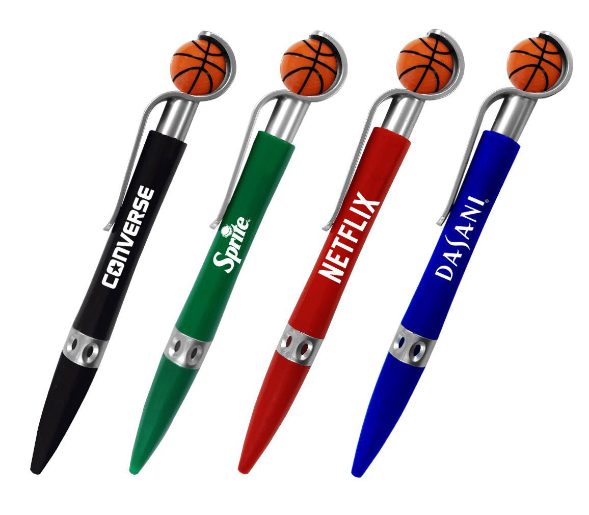 Basketball Ballpoint Custom Pens - Sports & Basketball Promotions