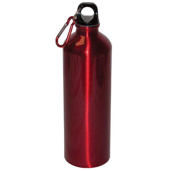 750 Ml (25 Fl. Oz.) Aluminum Water Bottle With Carabiner