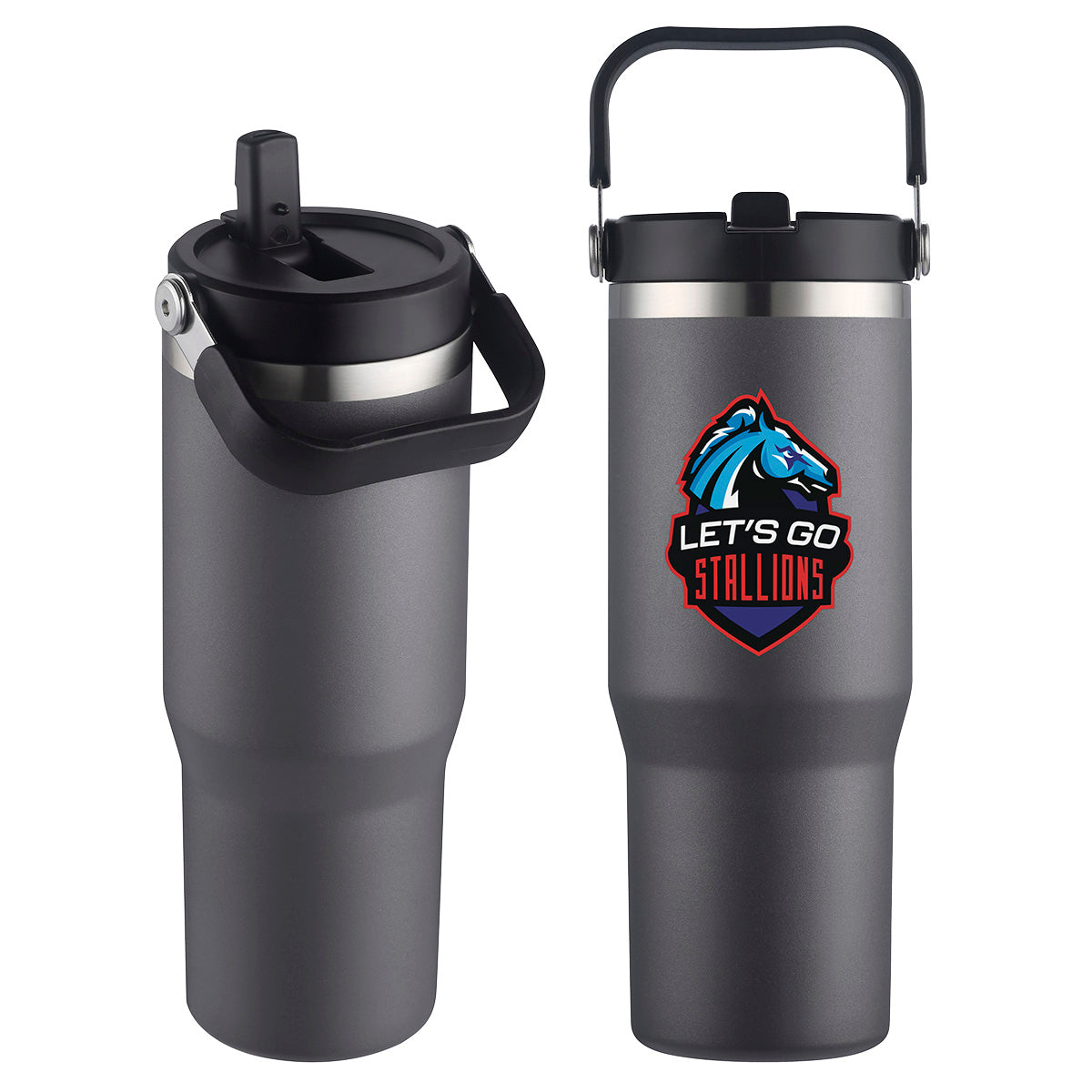 Tollara 30 oz Vacuum Insulated Tumbler with Flip Top Spout