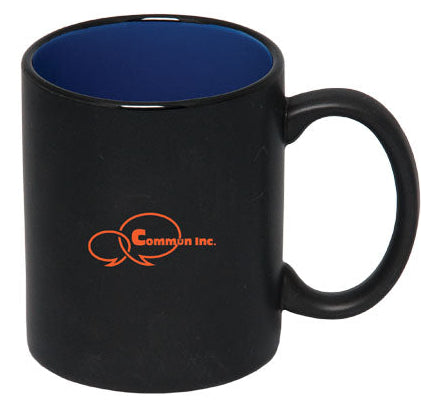 325 Ml. (11 Fl. Oz.) Fuzion Two-Tone 'C' Handle Ceramic Mug
