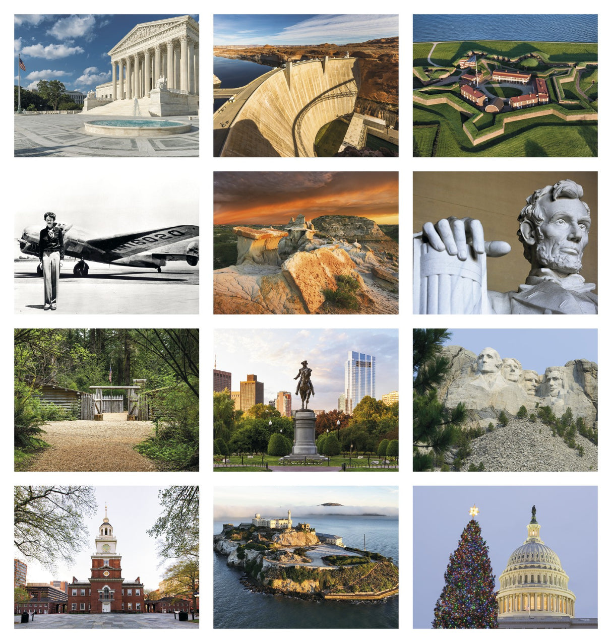 HotLine Products American History Appointment Calendar - Stapled month image