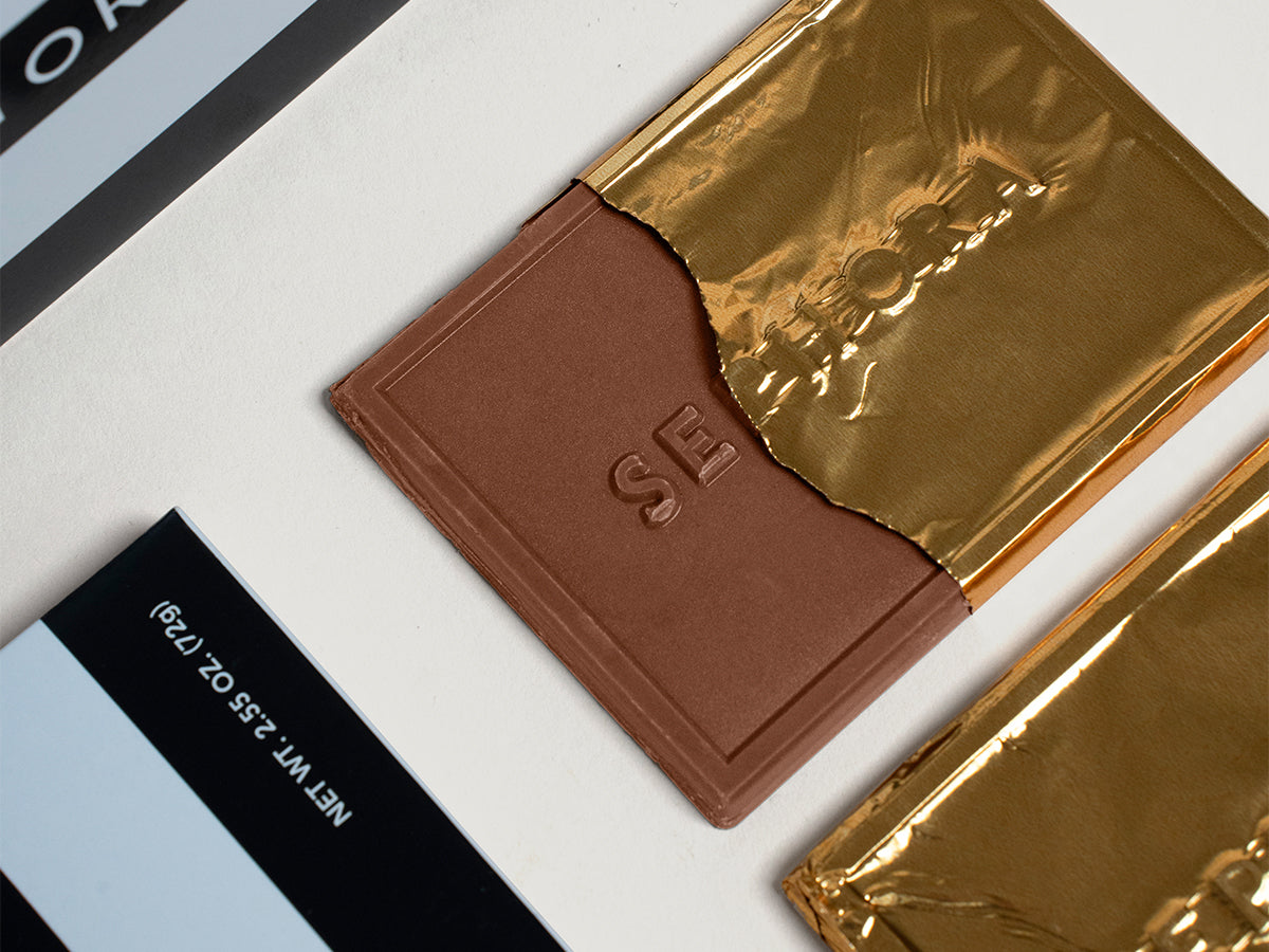 Chocolate Storyteller with 3 Custom Engraved Chocolate Bars