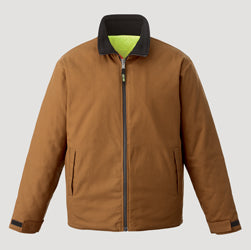 Zircon Adult Cotton Canvas Reversible to Polyester Hi-Vis Insulated Jacket