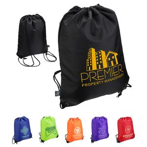 000771 Grab 'N Go RPET Budget Drawstring Backpack