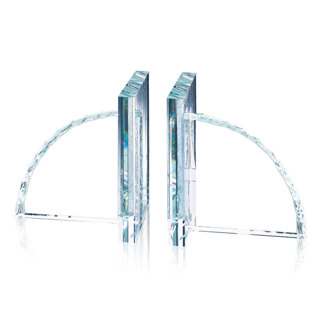 Chipped Bookends - Jade