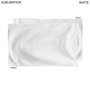 Gym, Workout, Fitness Towel in White Microfiber Dri-lite Terry, 15x25, Sublimated one or full Color
