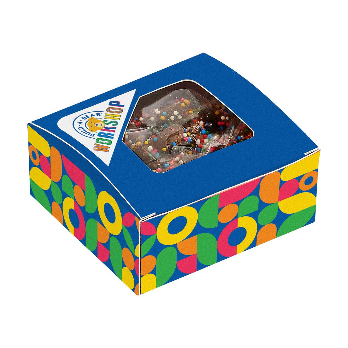 The Petite Pretzel Box - Milk Chocolate Pretzels with Rainbow Nonpareils