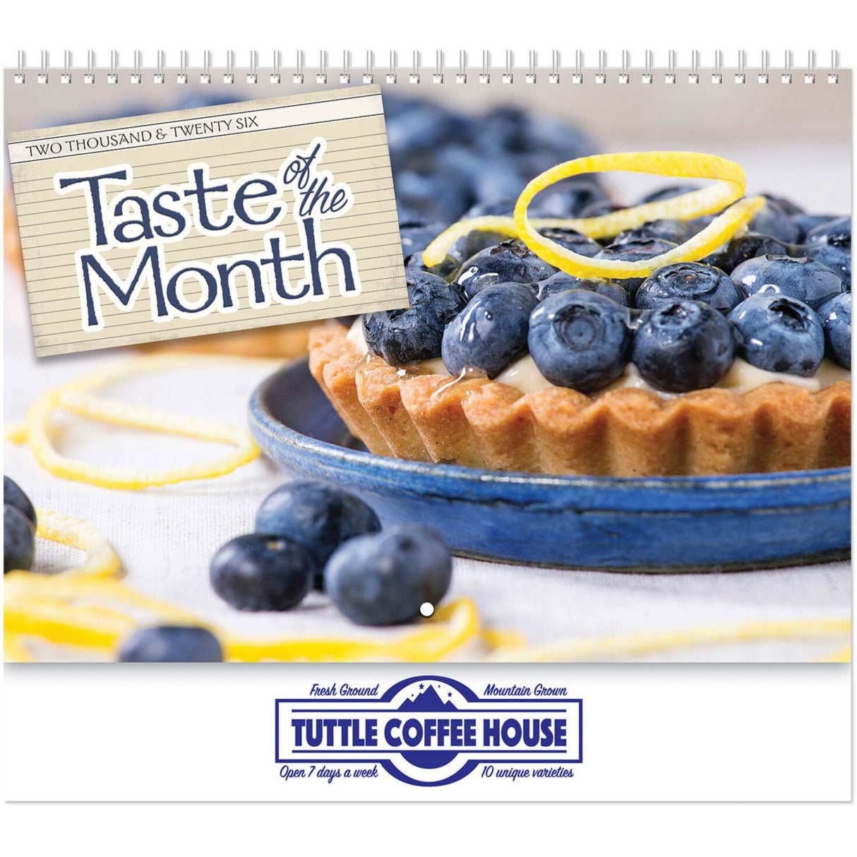 Taste Of The Month Spiral Wall Calendar