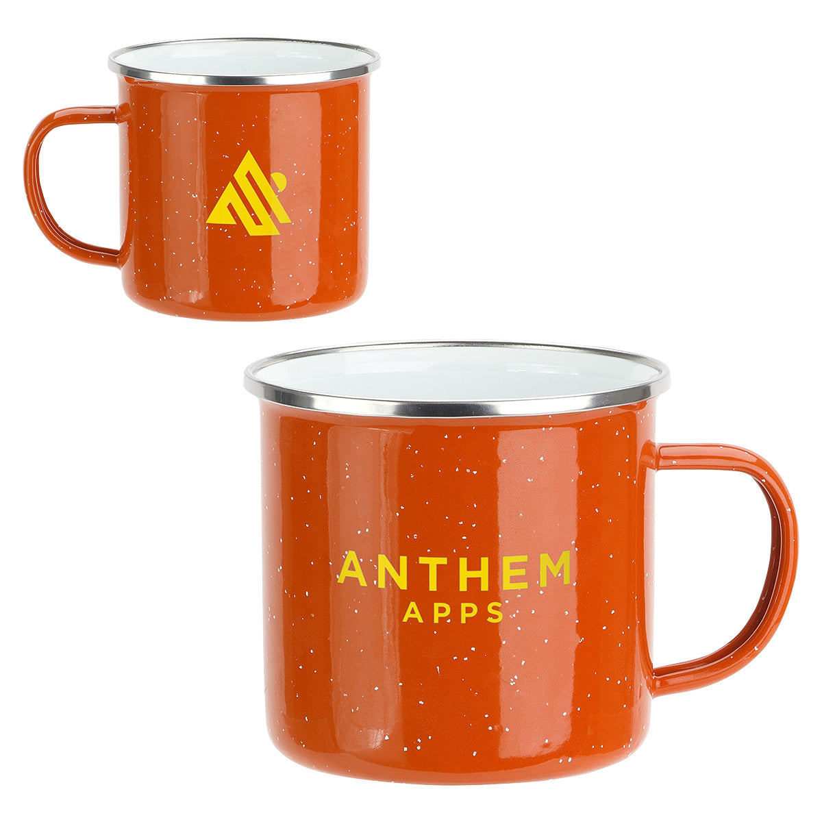 000781 Foundry 16 oz Enamel-Lined Iron Coffee Mug