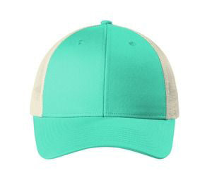 Bright Seafoam Green/Ecru Beige Blank