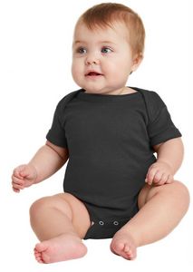 Rabbit Skins™ Infant Short Sleeve Baby Rib Bodysuit