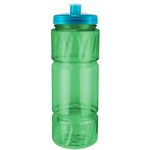 Translucent Green/Translucent Aqua Blue Lid Blank