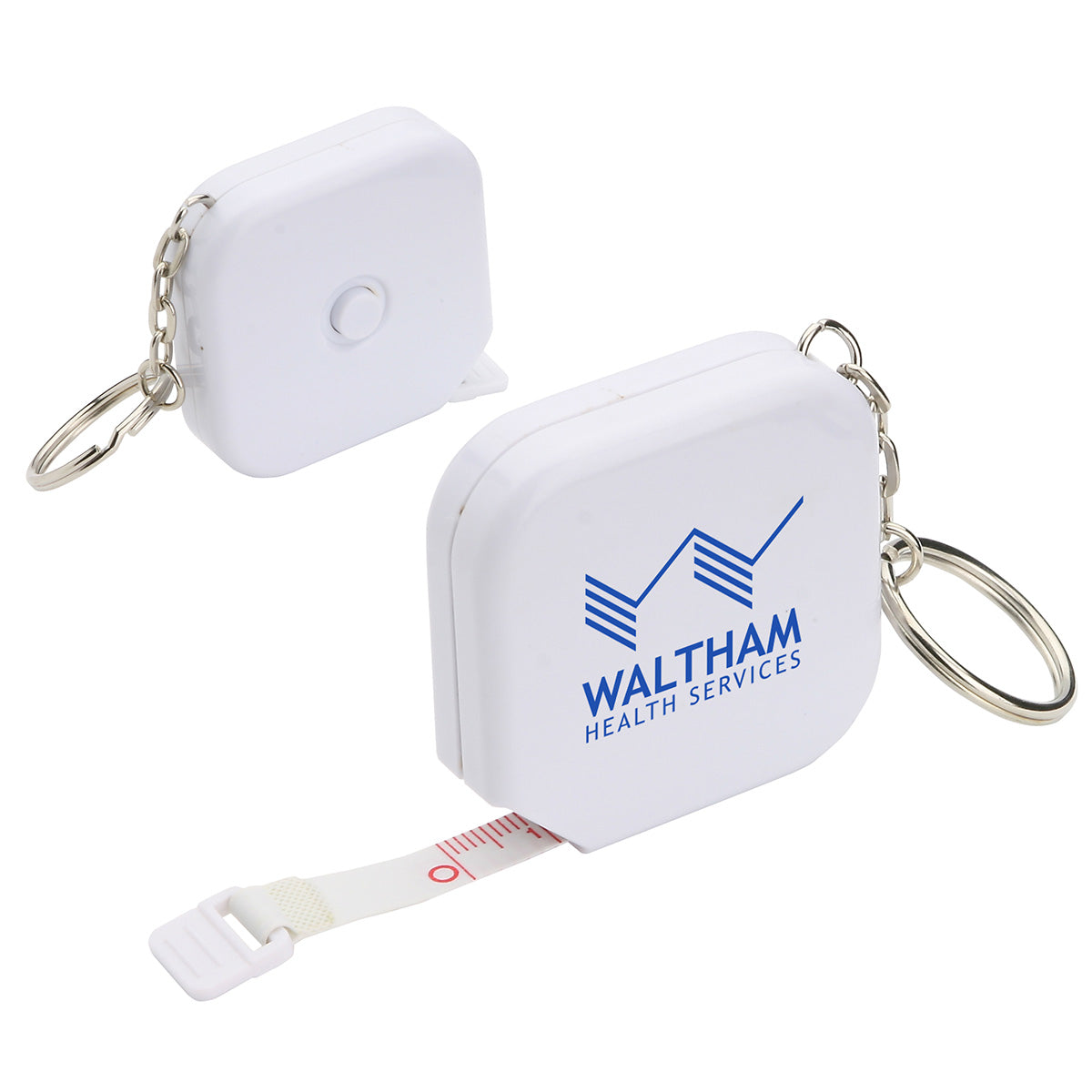 Square 5-Foot Tape Measure with Key Chain