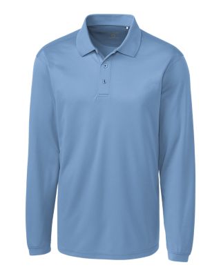 Clique Ice Pique Mens Long Sleeve Tech Polo