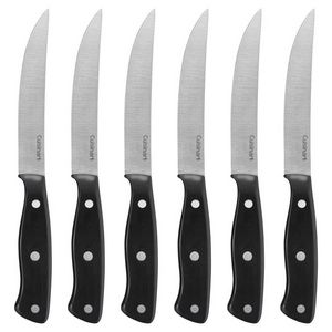 6Pc Triple Rivet Steak Knife Set
