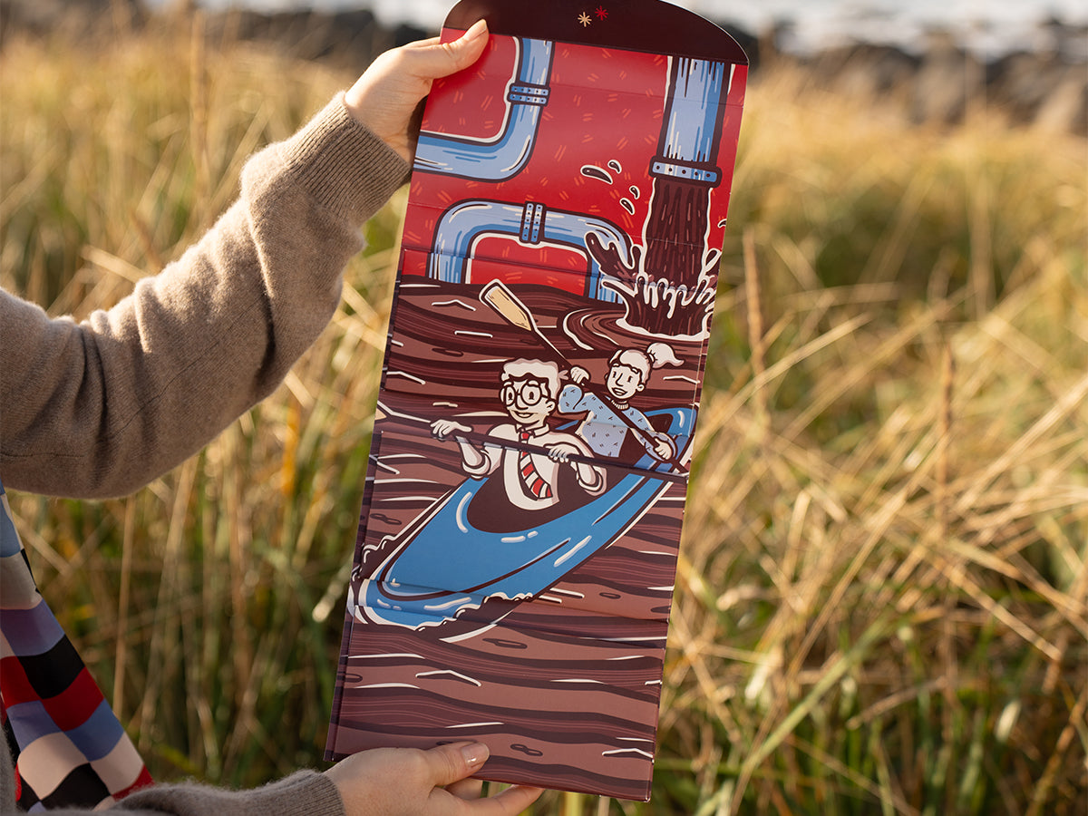 Chocolate Storyteller with 3 Custom Engraved Chocolate Bars
