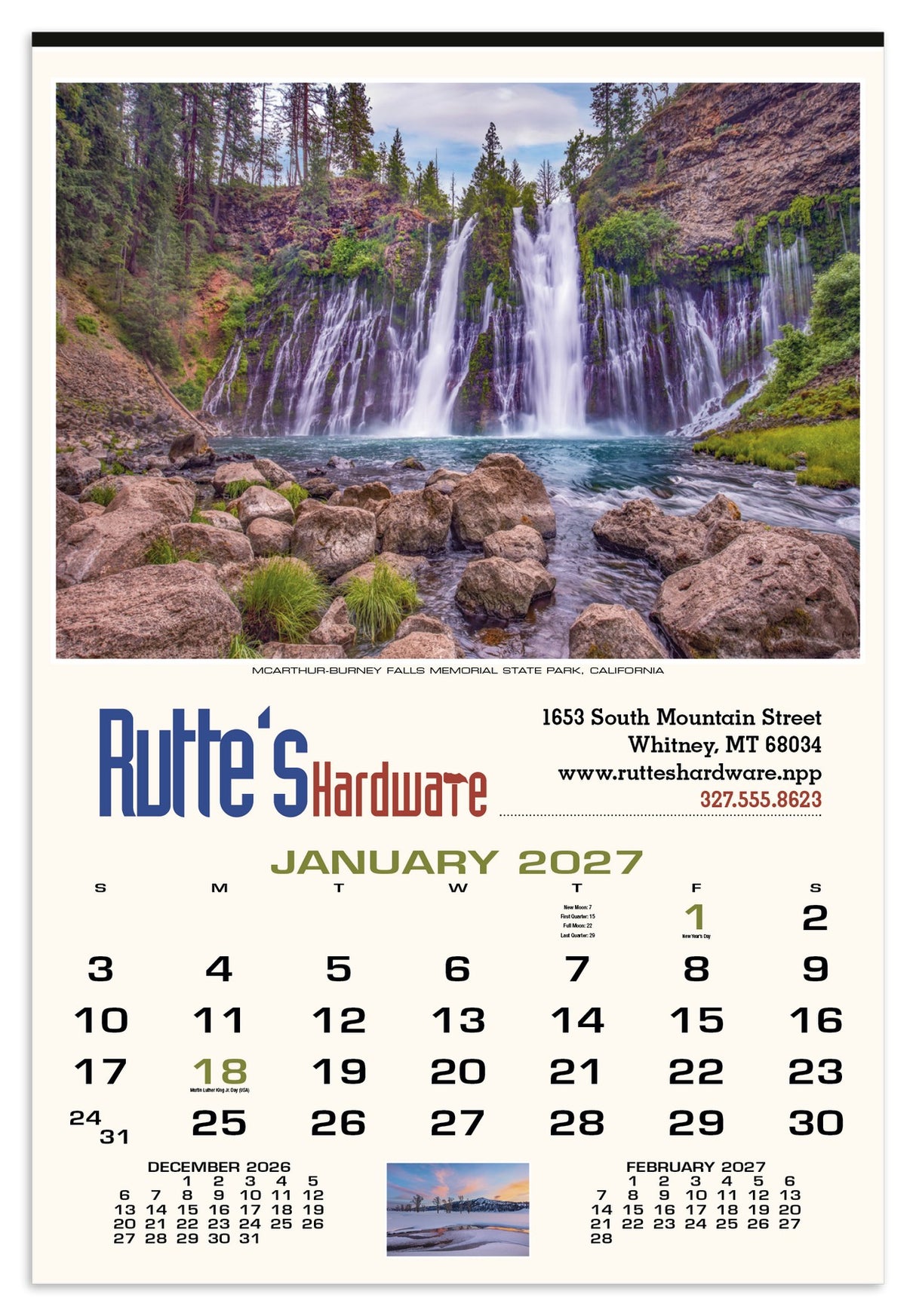 HotLine® Products Scenic America® Executive Calendar