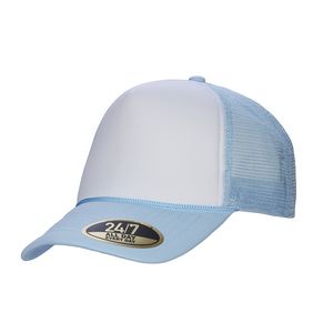 White/Light Blue Blank