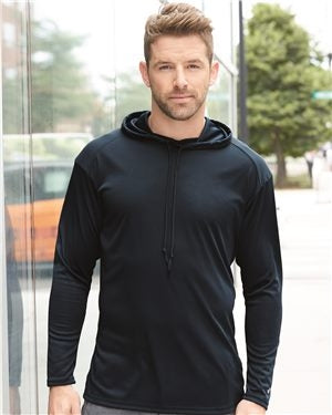 Badger B-Core Hooded Long Sleeve T-Shirt