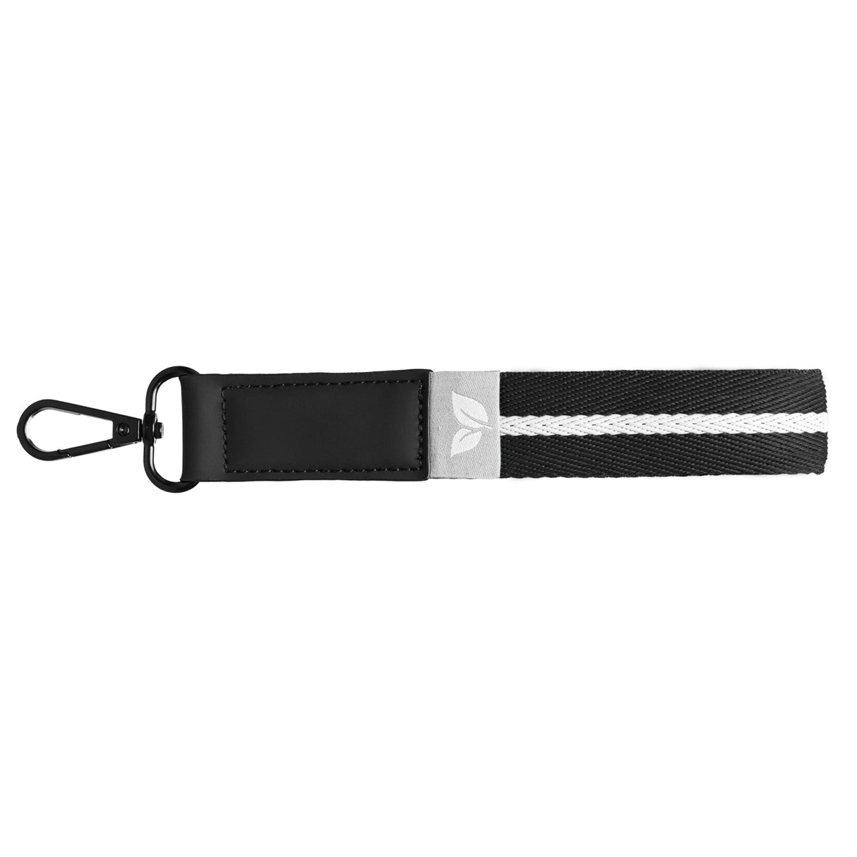 Newport rPET Woven Chevron Snap Trigger Keychain - 7.5" x 1"