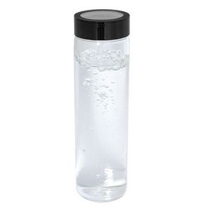Clear Glass (bottle) Black (lid)