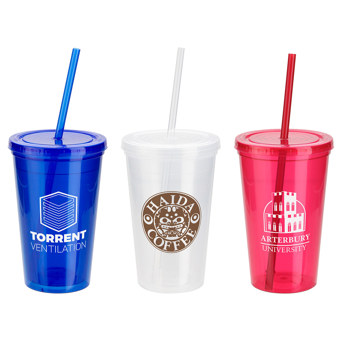 Trifecta 16 oz Tumbler with Lid + Straw