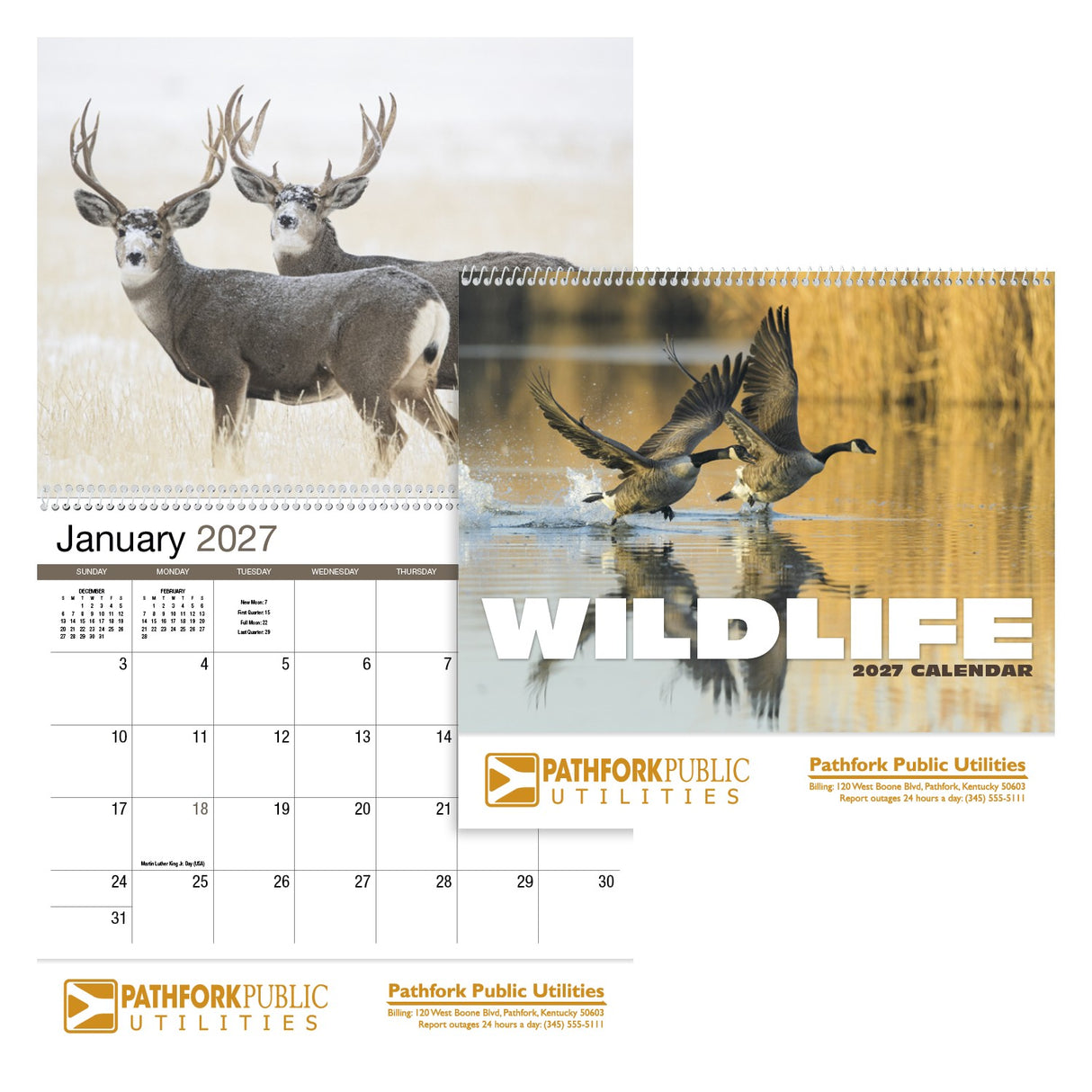 HotLine® Products Wildlife Appointment Calendar - Spiral