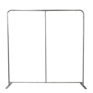 000585 Tradeshow Booth Package Supreme, 8' EuroFit Wall Display and PREMIUM 6' Sublimated Tablecloth