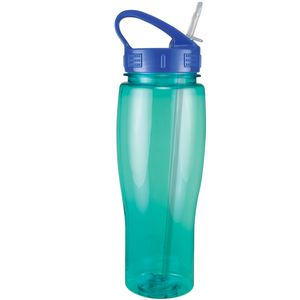 Translucent Aqua Blue/Blue Lid Blank