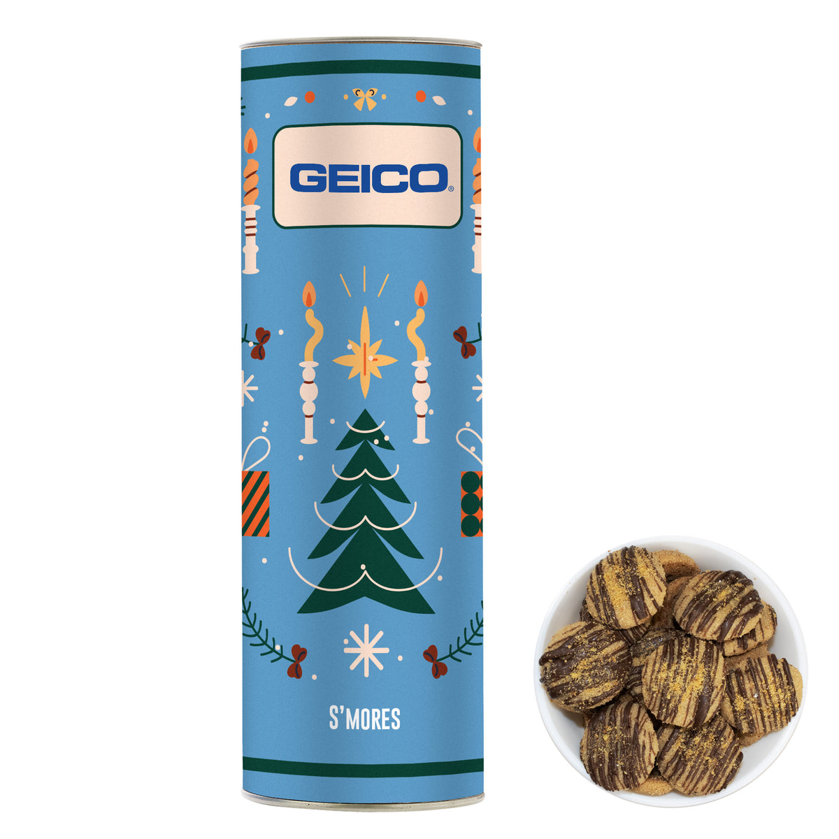 The Crave Cookie Collection - 8" Tube - S'mores