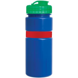 Blue/Red Band/Translucent Green Lid Blank