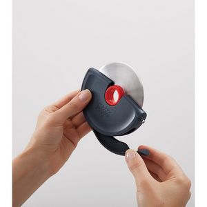 Gray/Silver/Red Blank Front View