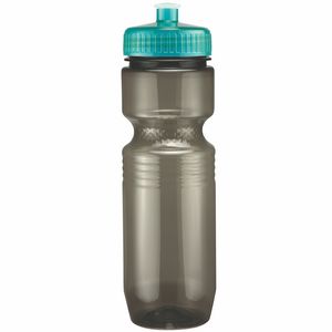 Smoke Gray/Translucent Aqua Blue Lid Blank