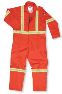 Red Indura® Protection Coveralls