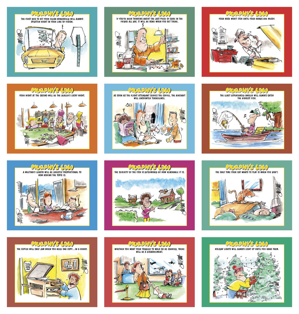 HotLine Products Murphy's Law Appointment Calendar - Stapled month image
