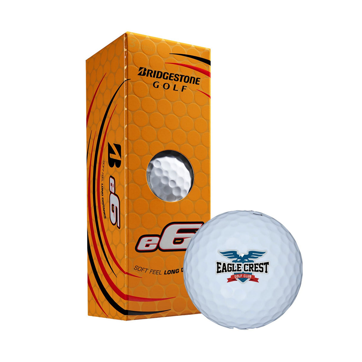 Bridgestone E 6 Soft Golf Balls - 3 Pack