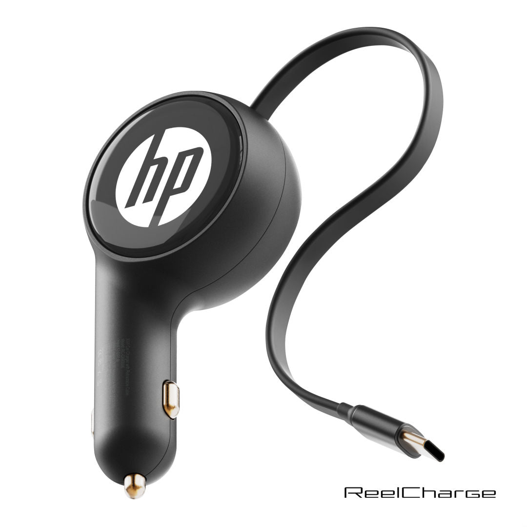 ReelCharge Car Charger w/Retractable Cable