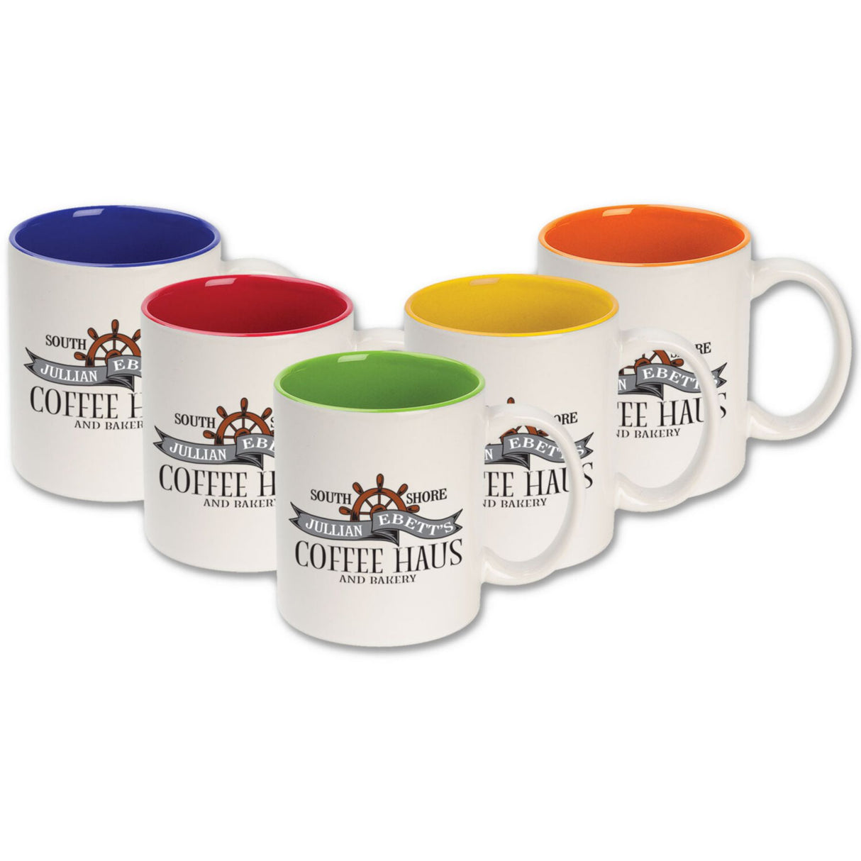 Full Colour Ceramic Colour Accent Mug 11 Oz