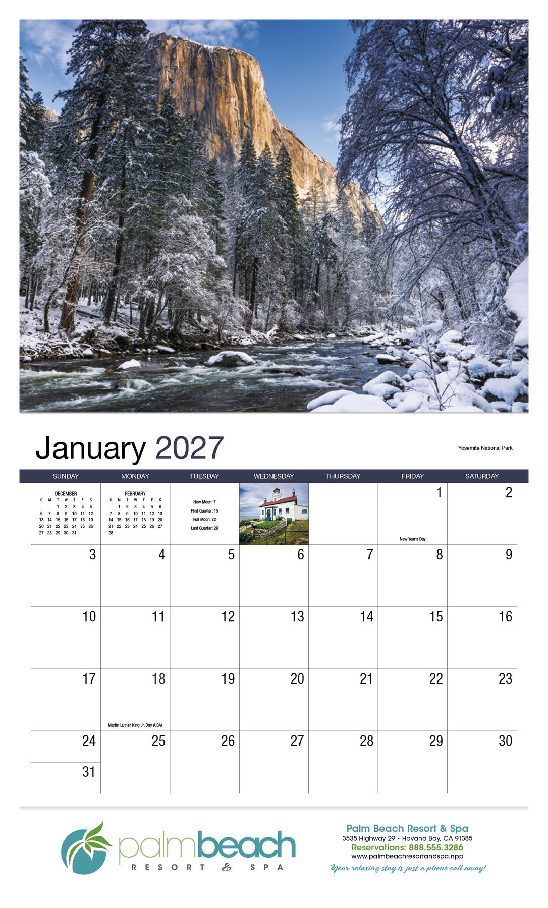 HotLine Products California Appointment Calendar - Stapled open image