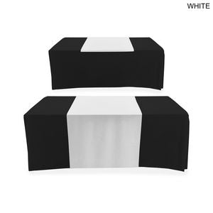 72 Hr Fast Ship - Sublimated Table Runner, 30x60, Covers Front and Top of the table