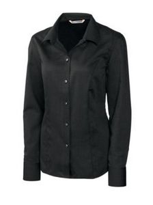 Cutter & Buck Epic Easy Care Nailshead Womens Long Sleeve Dress Shirt