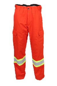 Polyester/Cotton Orange Cargo Pant