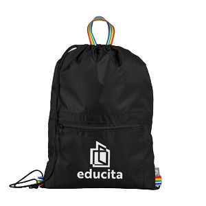 Spectrum Recycled Polyester Drawstring Bag - 2 gal