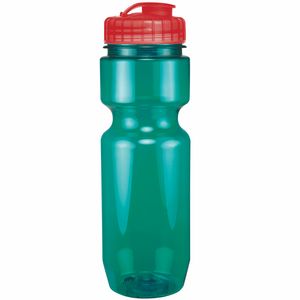 Aqua Blue/Translucent Red Lid Blank