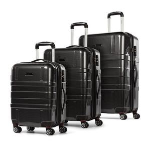 000879 Bugatti Budapest Hardside Luggage 3 Piece Set