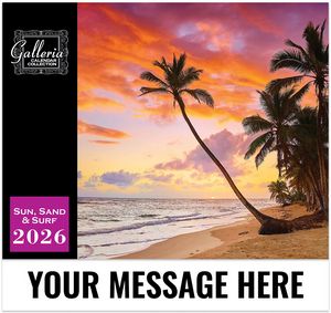 Galleria Wall Calendar 2026 Sun Sand & Surf