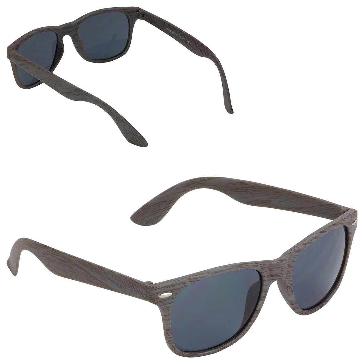 Sebring UV400 Wood Grain Sunglasses