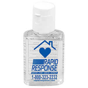 "Sanpal Mini S" .5 oz Compact Hand Sanitizer Antibacterial Gel in Flip-Top Squeeze Bottle- Spot